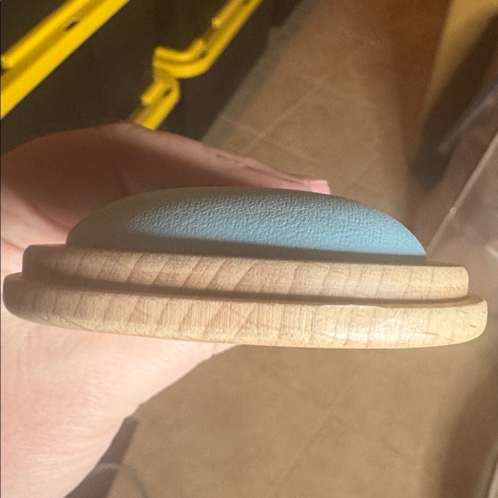 NWOT Mosiso Wooden Memory Foam Wrist Rest Blue - Picture 5 of 5
